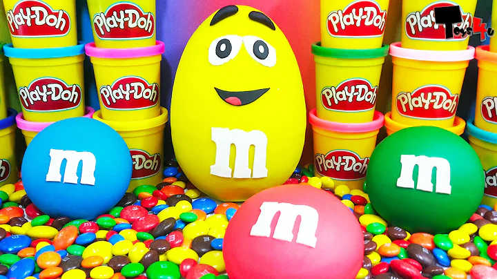 M&M's Surprise Eggs Play Doh. Part 2
