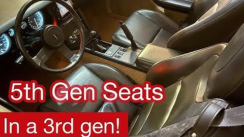 5th gen seats in a 3rd gen Camaro