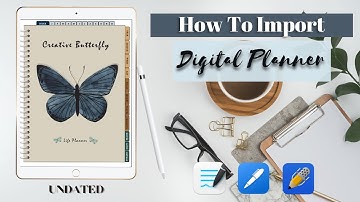 How To Import Your Digital Planner into: Goodnotes, Noteshelf, Notability | Ipad | Etsy