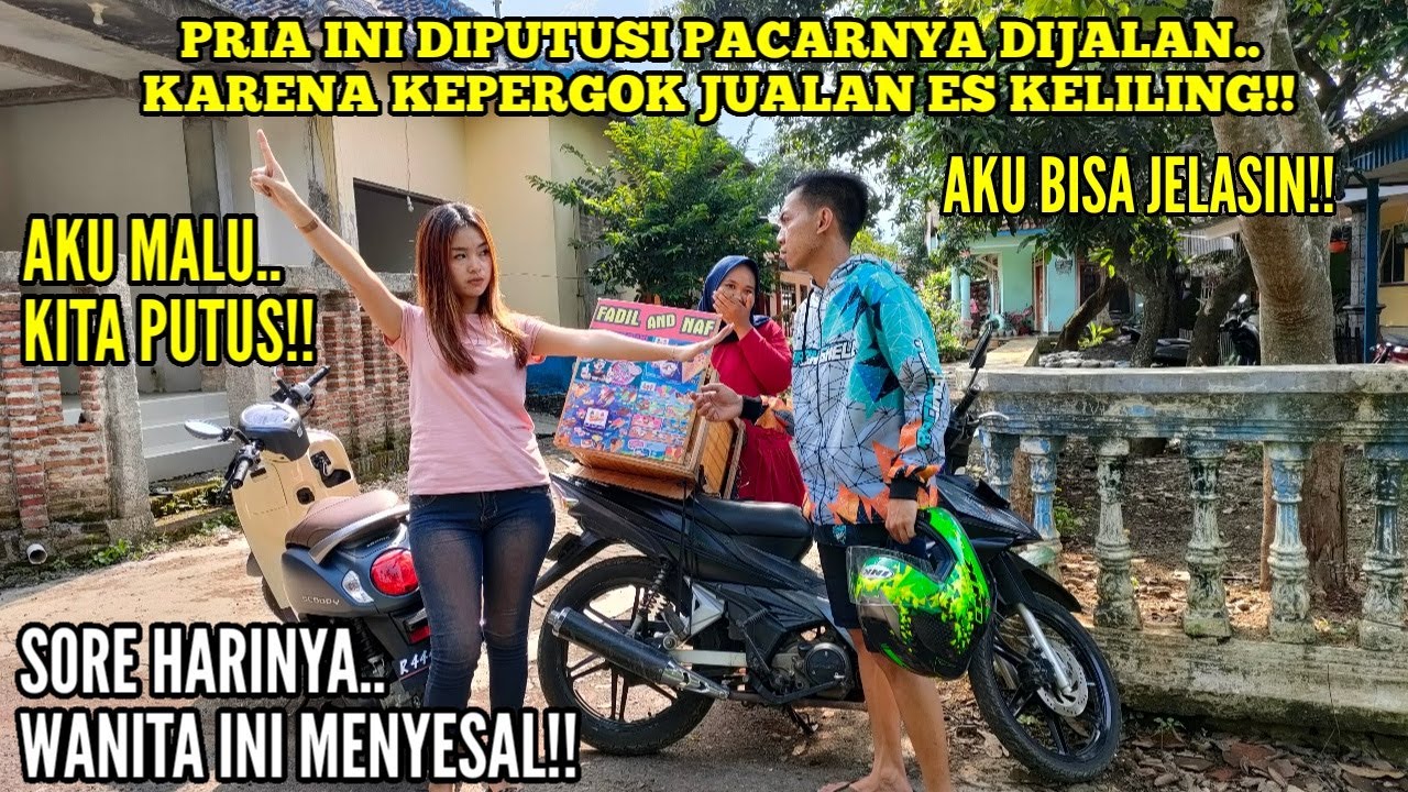 DIPUTUSI PACARNYA DIJALAN KARENA KEPERGOK JUALAN KELILING!!Tapi lihat wanita ini menyesal..