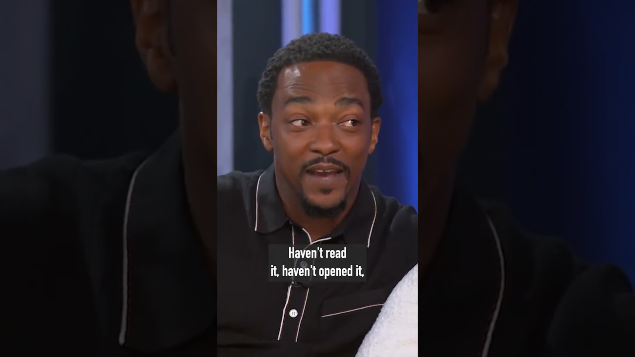 Anthony Mackie can’t say ANYTHING about #CaptainAmerica