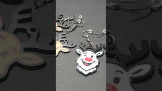 Wink of Rudolf - Christmass Earrings