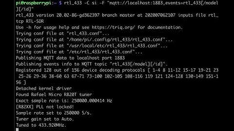 Guti.in - Using rtl_433 and MQTT