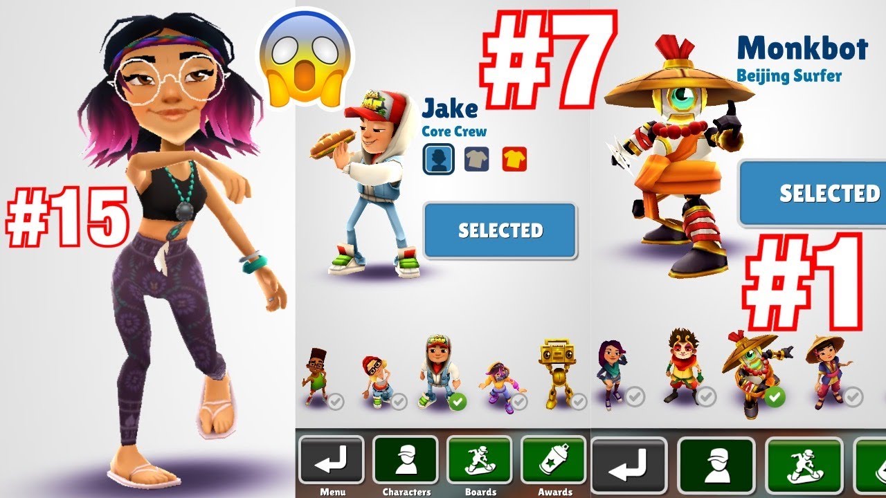 All subway surfers skins