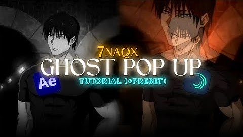 Ghost Pop Up Effect Like Ae | Alight Motion Tutorial (+Preset)