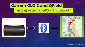 QField: Connect an external GPS via Bluetooth /Testing Garmin GLO 2 #qgis #qfield
