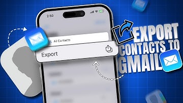 How to Export iPhone Contacts to Gmail | Move iOS Contacts to Gmail