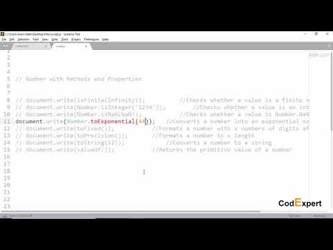 14 Number with Methods and Properties in JavaScript in Urdu/Hindi