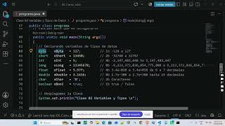 Clase 02 Variables y Tipos de Datos | Curso de Java