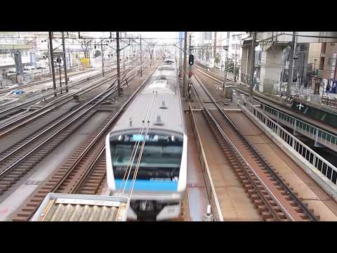 E233系京浜東北線を上から見てみる