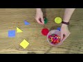 Ігри з фетру на вивчення кольорів і геометричних фігур