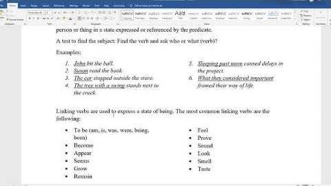 The 10 Noun Functions focus on the subject function