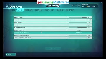 Tutorial For How To Disable The Push To Talk Voice Chat Setting In Paladins Champions Of The Realm