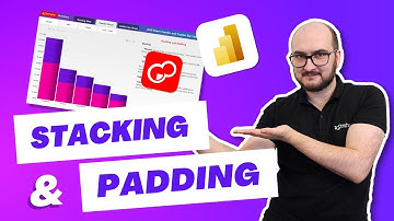 Stacking & Padding Power BI Combo Visuals: Power BI Tutorial | Part 9