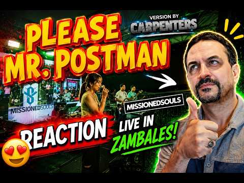 Missioned Souls in Zambales - Please Mr. Postman Live cover REACTION