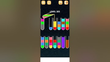 Color sort puzzle level 283