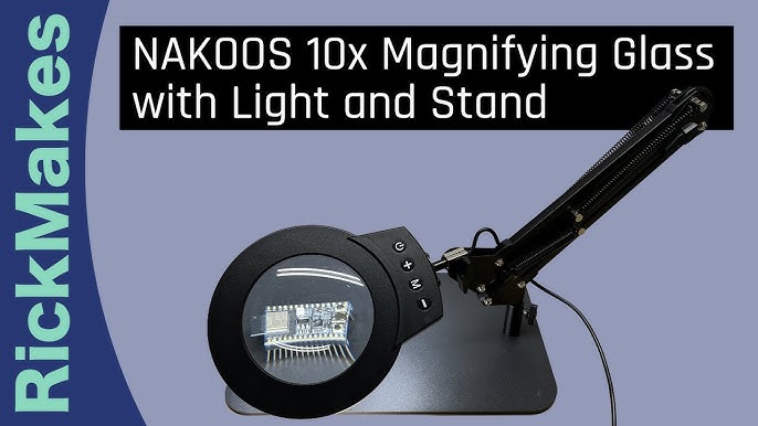 LED Magnifier Headset Review (Dilzekui Head Mount Magnifier with LED Light)  Model: MG82000MC 