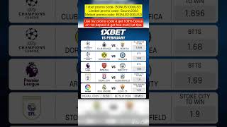 Today’s 1xbet , Linebet & Melbet Free Multi Bet tips- Ucl, Epl, Laliga 2023 Match Preview #shorts