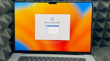 How to Select Your Country or Region when setting up MacBook Pro M2 for the firs time