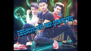 CB editting with neon glowing crown by picsart..... screenshot 5
