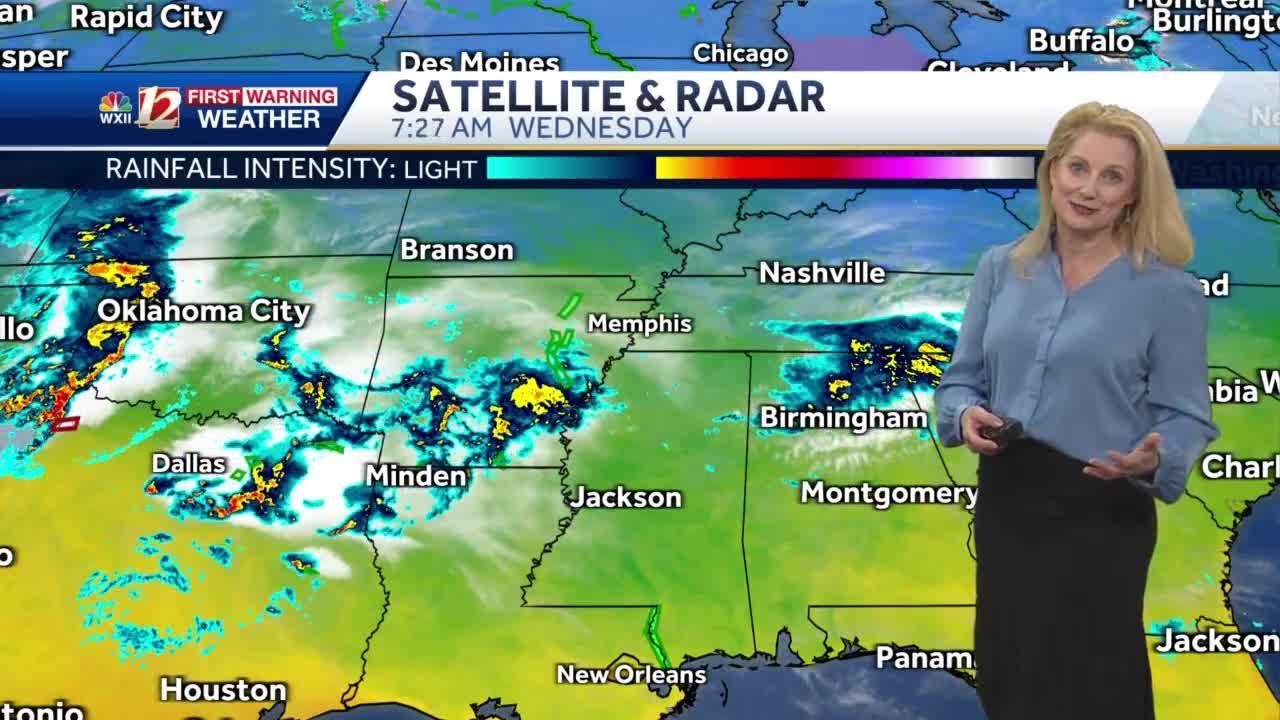 Spotty showers developing this afternoon, increasing risks for isolated ...