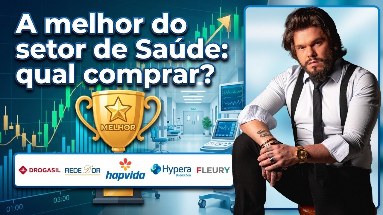 Fleury x Hypera x Hapvida x Drogasil x Rede d'Or 🩻 Qual a Melhor Ação do Setor de Saúde | Pit Money