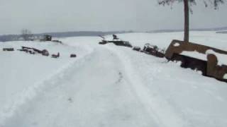 World War II Vehicle Graveyard In Belarus