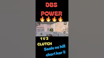 DBS 1 v 3 clutch 🔥🔫l ace lobby #shorts #shortvideo #youtubeshorts #bgmi