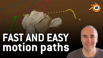 Quick and easy way to make motion paths in Blender