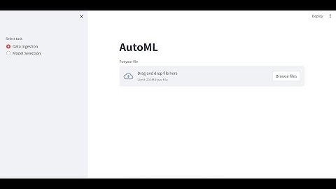 Make your own automl | Machine Learning Project