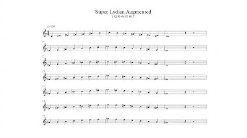 Super Lydian Augmented Scale in All 12 Keys
