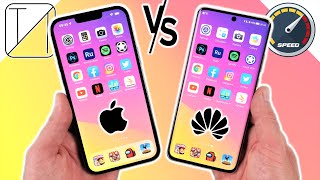 iPhone 13 Pro Max vs Huawei P50 Pro Speed Test