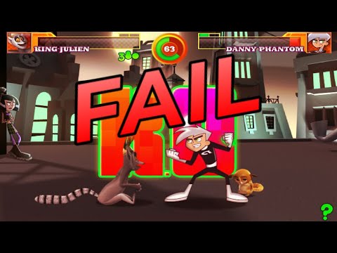 King Julien Won T Defeat Danny Phantom Jingle Brawl Full Match FAIL 