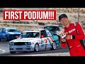 New Motor, Fresh Livery, And First Podium in the E30!