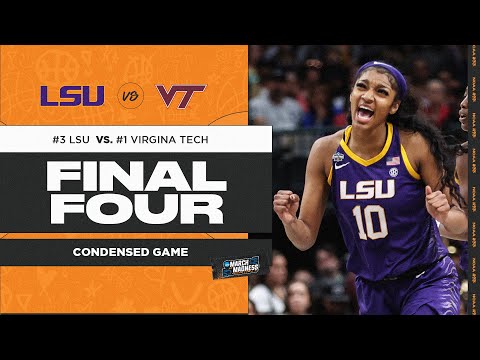 LSU vs. Virginia Tech - Final Four NCAA tournament extended highlights