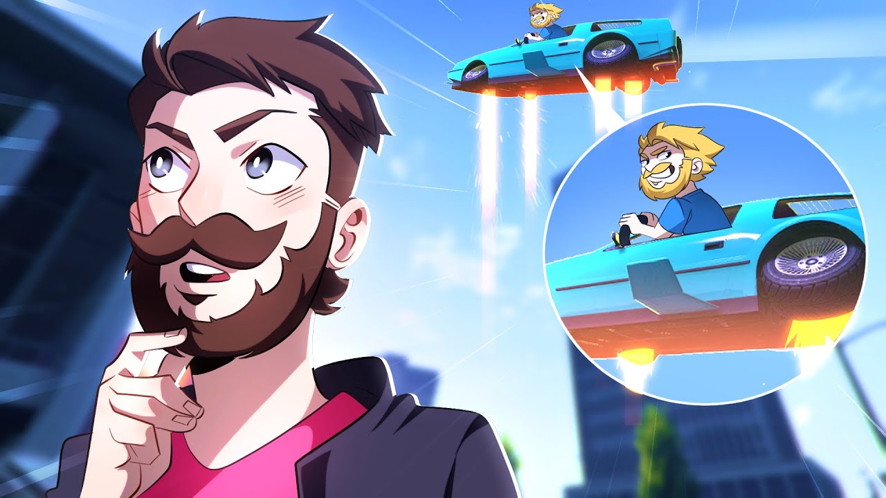 Playing Hide And Seek With Flying Cars In GTA 5!