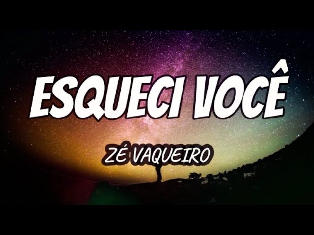 ESQUECI VOCÊ - ZÉ VAQUEIRO (Vídeo Oficial) 