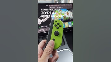 Nintendo JOY-CON controllers work in your TESLA! 🕹️ #shorts #tesla