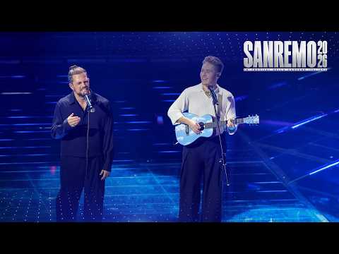 Video Sanremo 2026 - Enrico Nigiotti e Alfa cantano En e Xanax