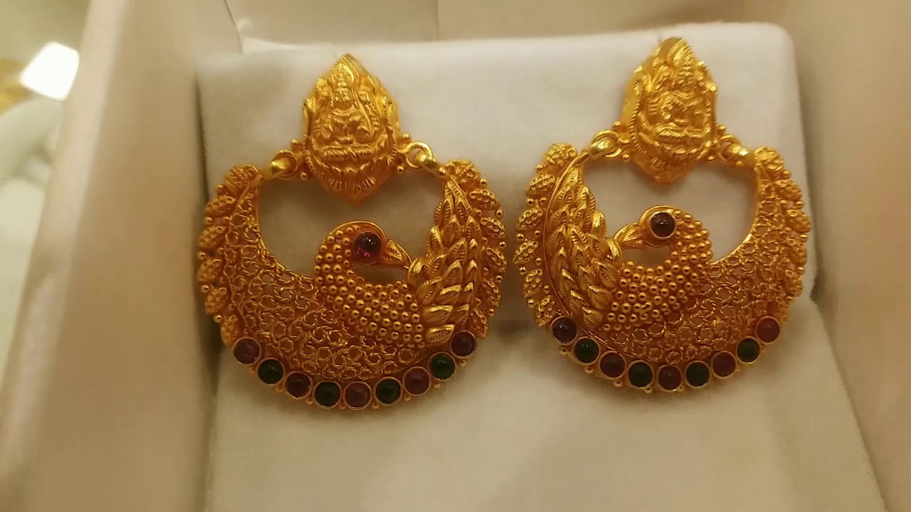 Buy Silver Gold Plated Traditional Antique Chandbali Design Earrings Online  in India - Etsy