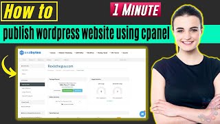 How to publish wordpress website using cpanel 2026