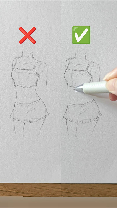 Don't make this beginner mistake - How to draw slim waist #howtodrawanime #animetutorial