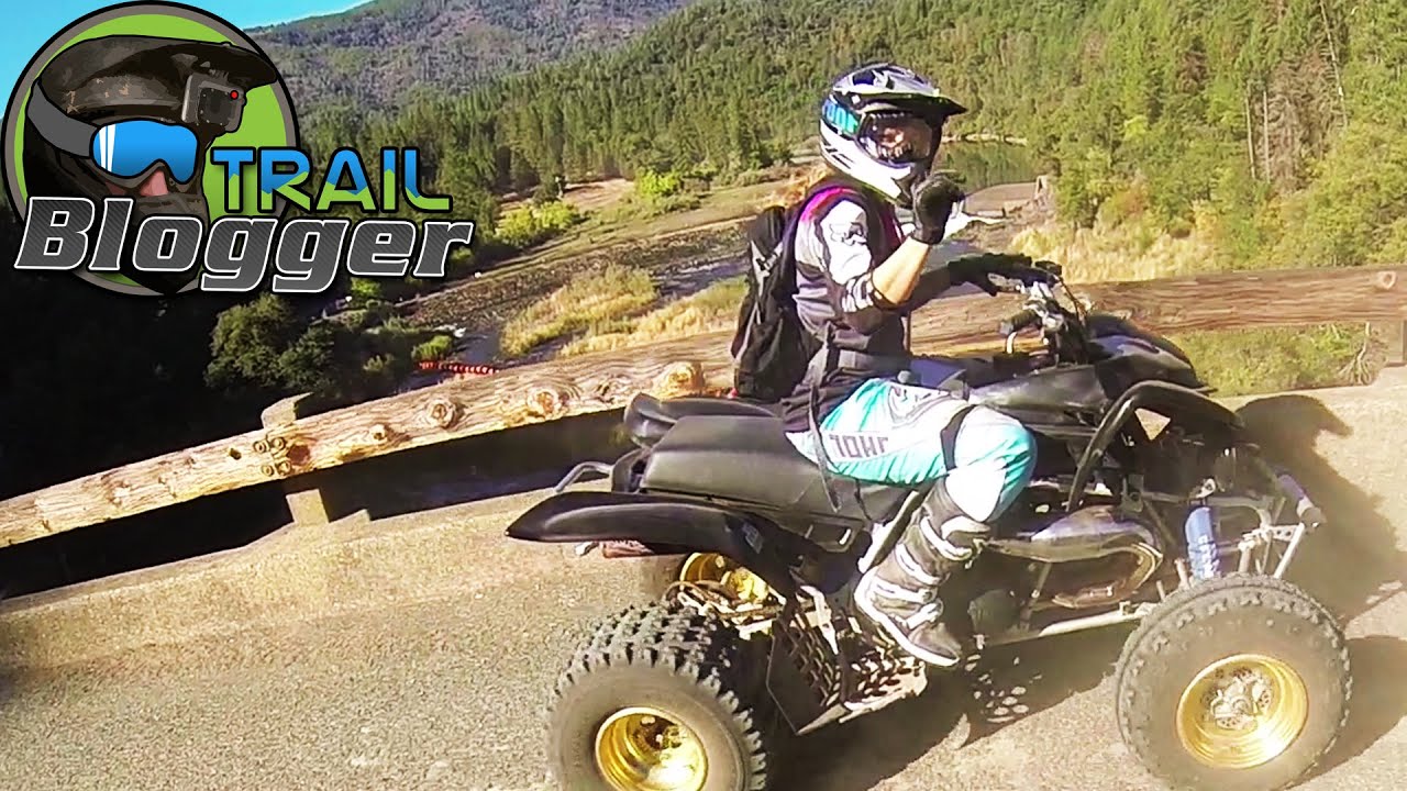 ATV Riding in the Woods Yamaha Banshee Raptor 700 - YouTube