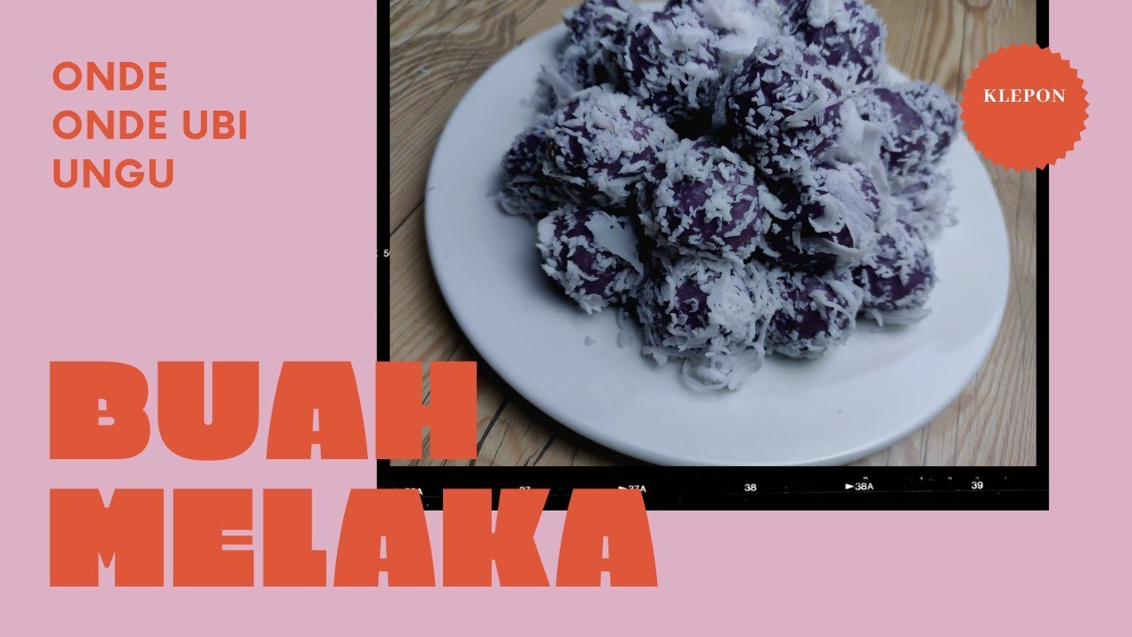 Cara Membuat Onde Onde Ubi Ungu Ala Thai Resepi Buah Melaka Resep Kue Klepon Youtube