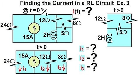 Electrical Engineering: Ch 8: RC & RL Circuits (15 of 43) Current=? in RL Circuit: Ex. 3