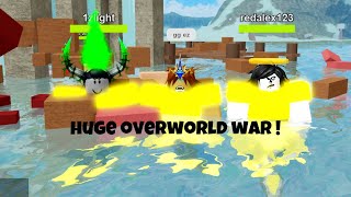 HUGE Clan War in Overworld! (Booga Booga : REBORN)