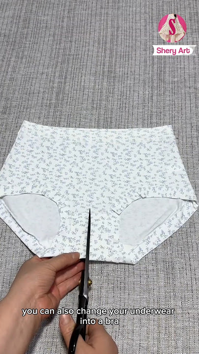 underwear change to beautiful bra #sewing #shorts