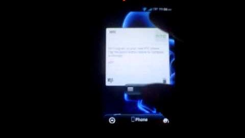 HTC HD2 running Android 2.2.1