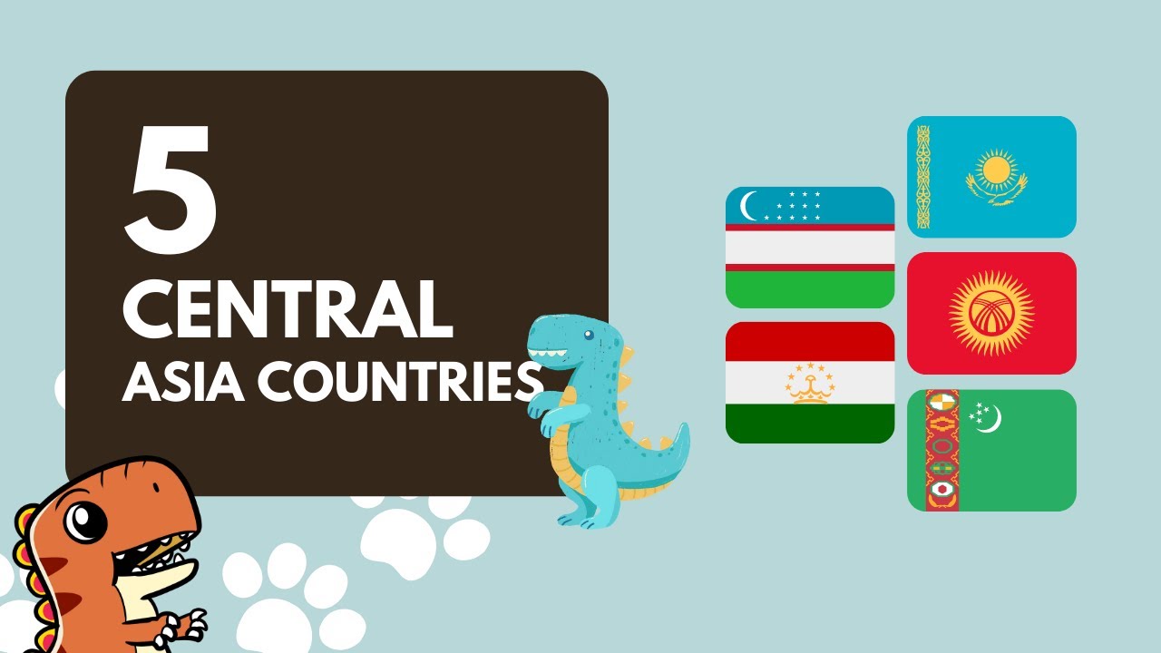 5 Central Asia Countries for Kids to Learn - Educational Video - YouTube