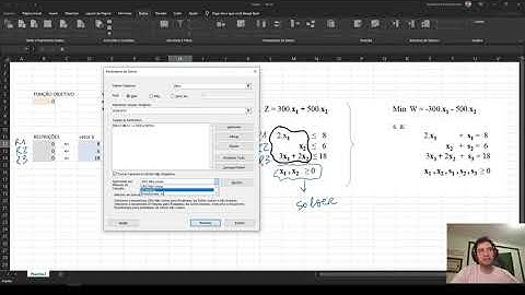 [OTIMIZAÇÃO USANDO EXCEL 2/5] Resolução de problemas usando o Solver do Excel